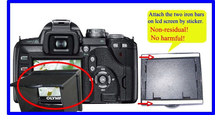 Pop-Up LCD 3.0 inch Screen Hood Shade for Canon Nikon