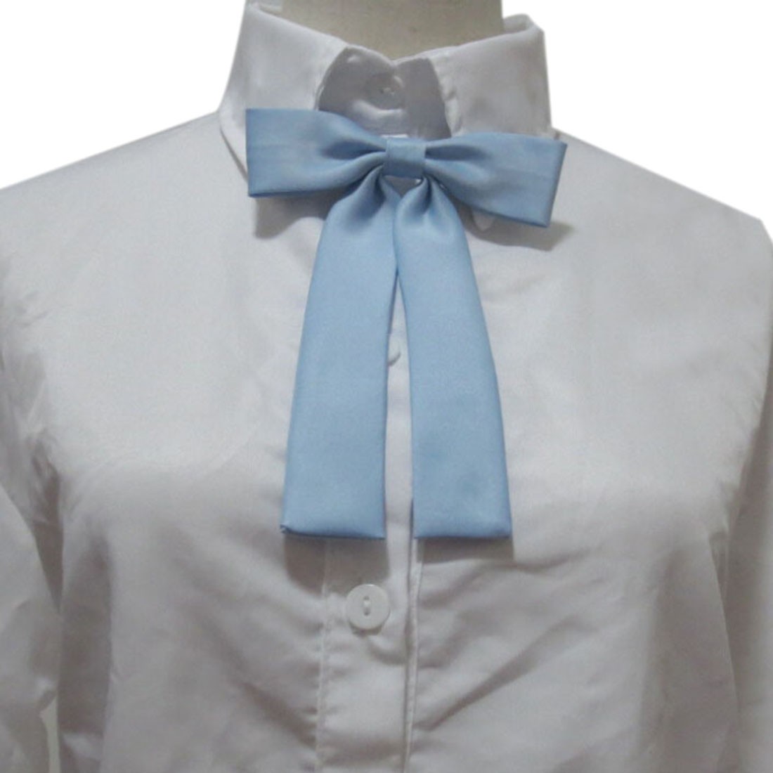 Japanese JK High School Uniform Jacquard Bowknot Collar Striped Bow Tie