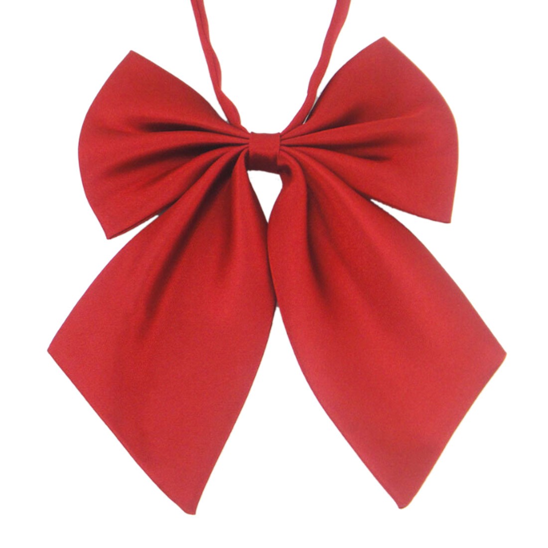 Japanese Student JK School Uniform Cosplay Solid Color Bow Tie Bowknot