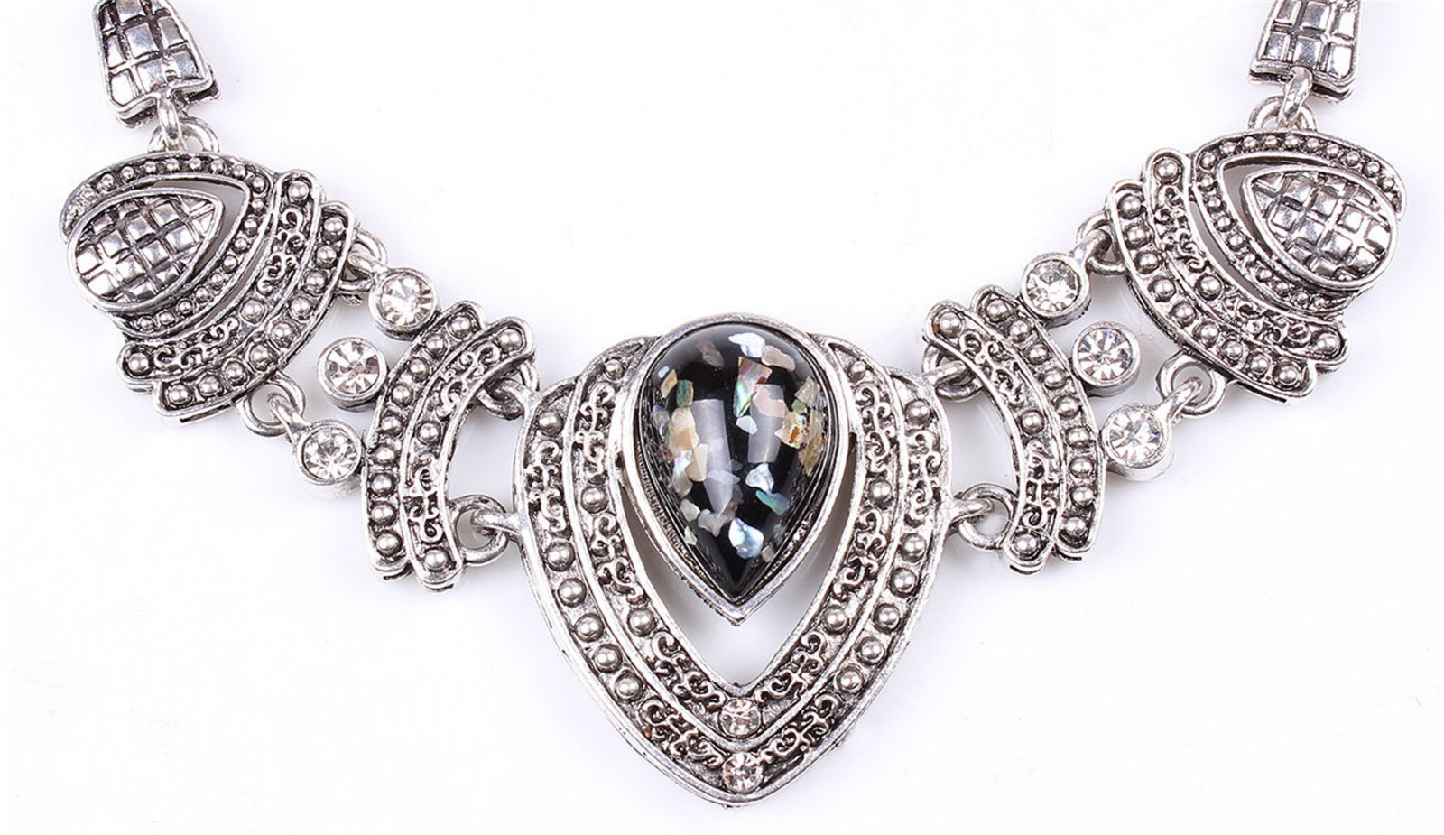 Gemstone necklaces - ebay silver necklaces women center