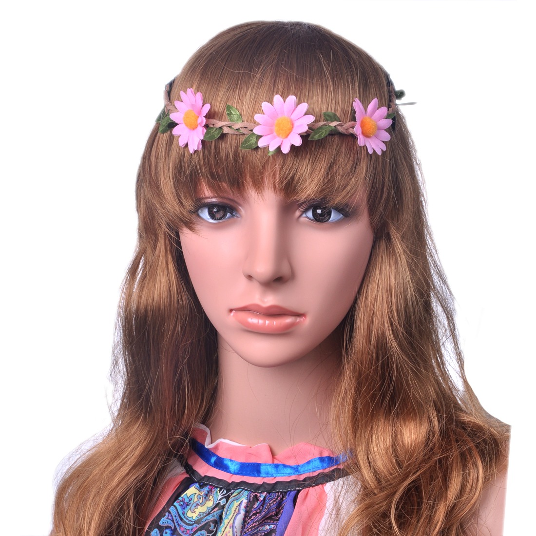 women headbandCrown headbandBOHO HIPPY HeadbandFloral Hair Band