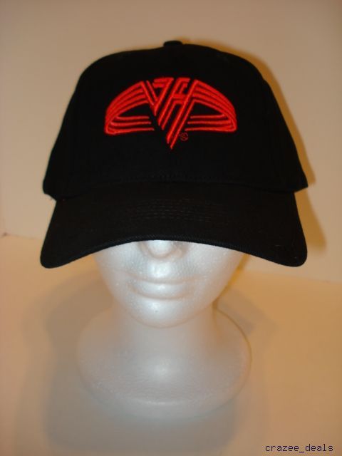 Van Halen Black Baseball Hat  Embroidered