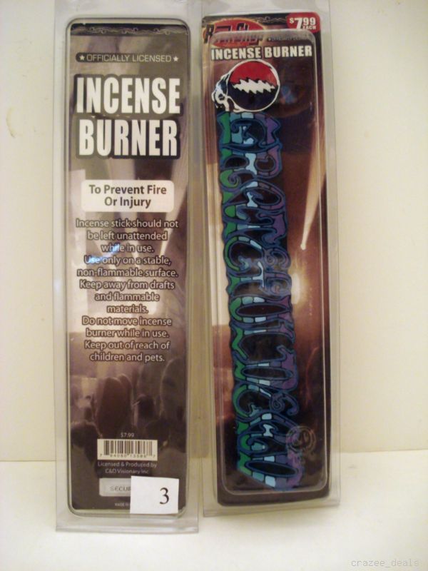Rock Shop 9" Incense Burner Grateful Dead #3