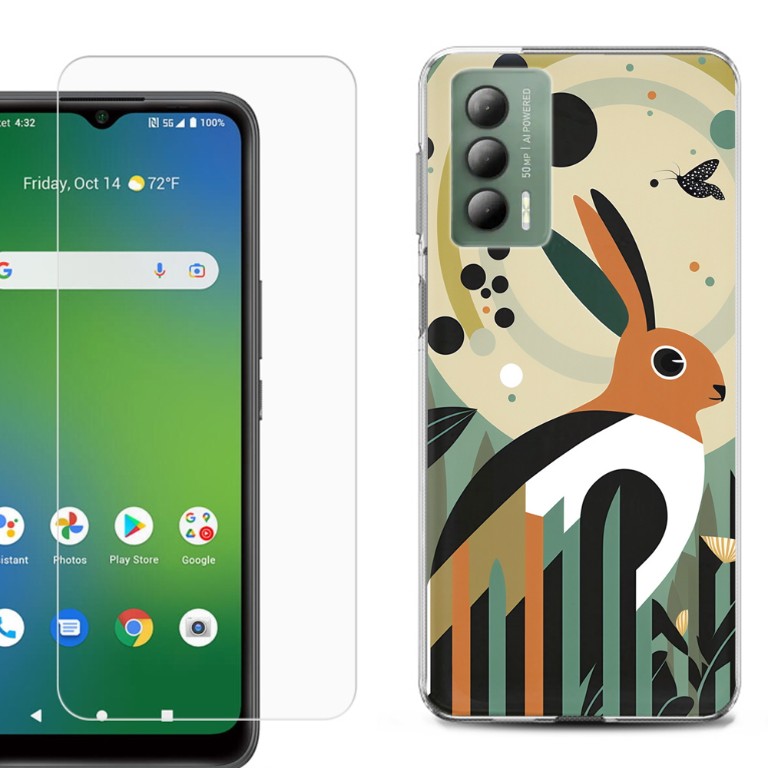 Phone Case for Cricket Icon 5 / Outlast / Debut S2,Screen Protector p39 ...