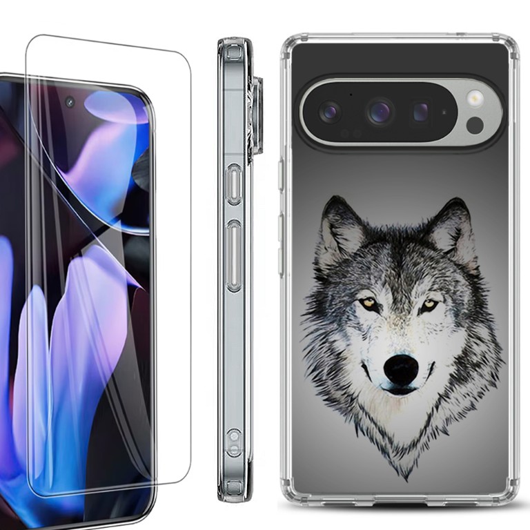 For Pixel 9 / 9a / 9 Pro / 9 Pro XL / 8a Phone Case Cover,Screen Protector L16