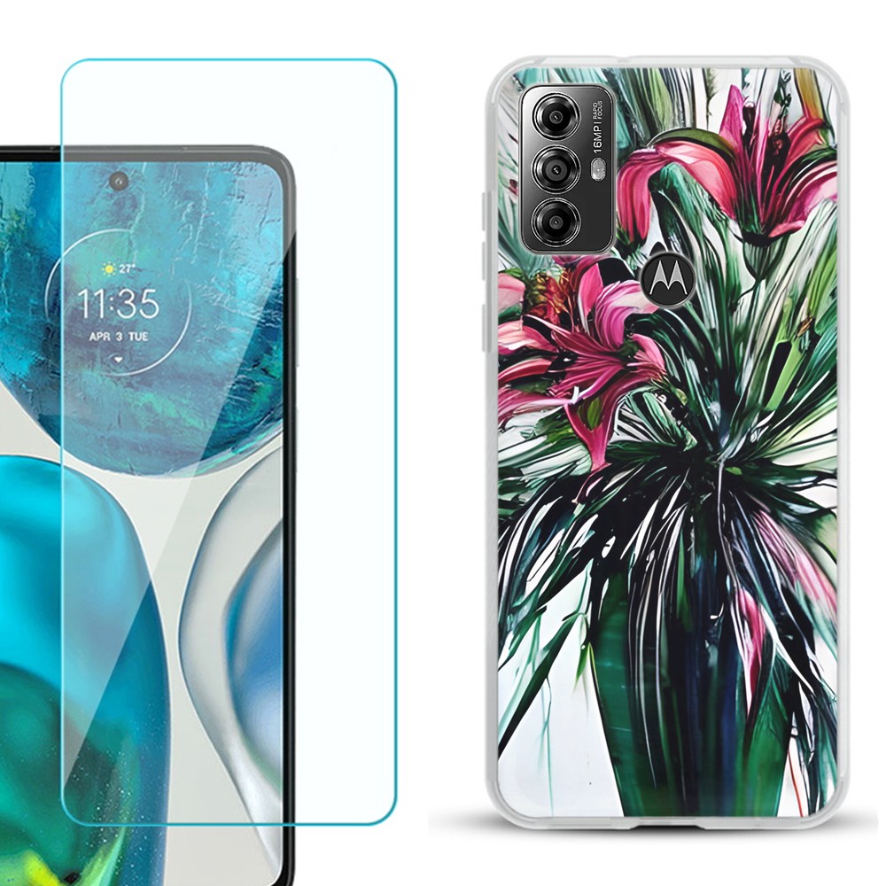 Phone Case for Motorola Moto G Power 5G 2023 / G Play 2023,Screen Protector p22