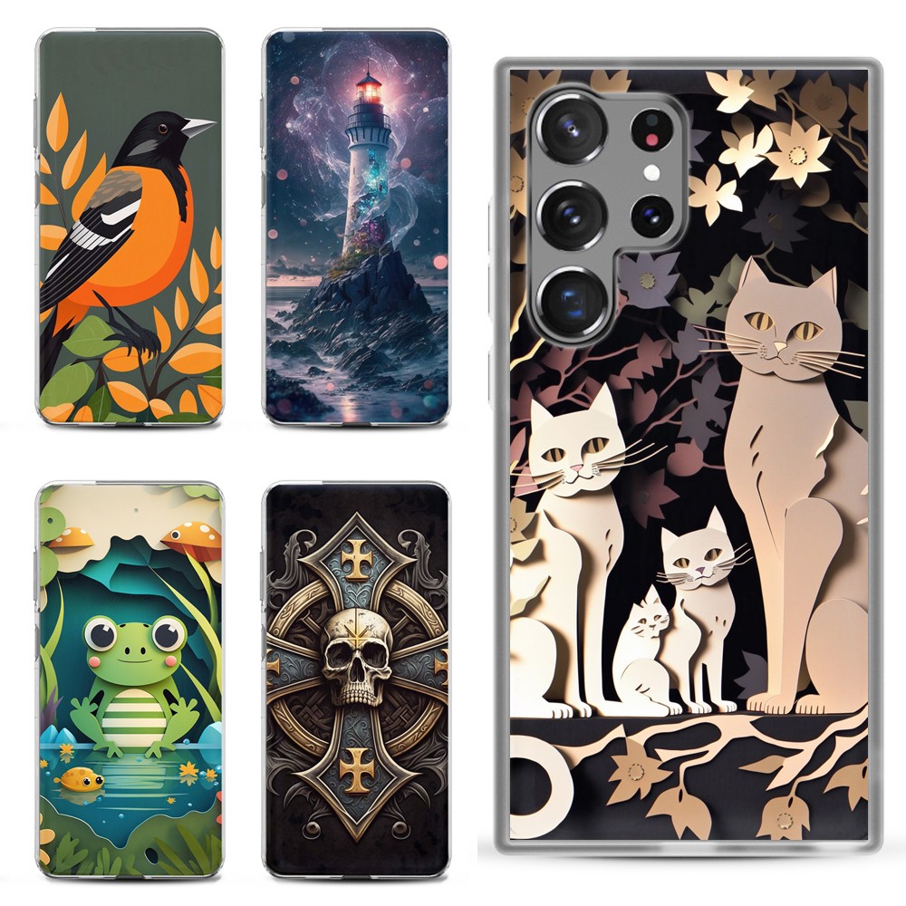 Phone Case for Samsung Galaxy S23/S23+ Plus/S23 Ultra,Screen Protector p40