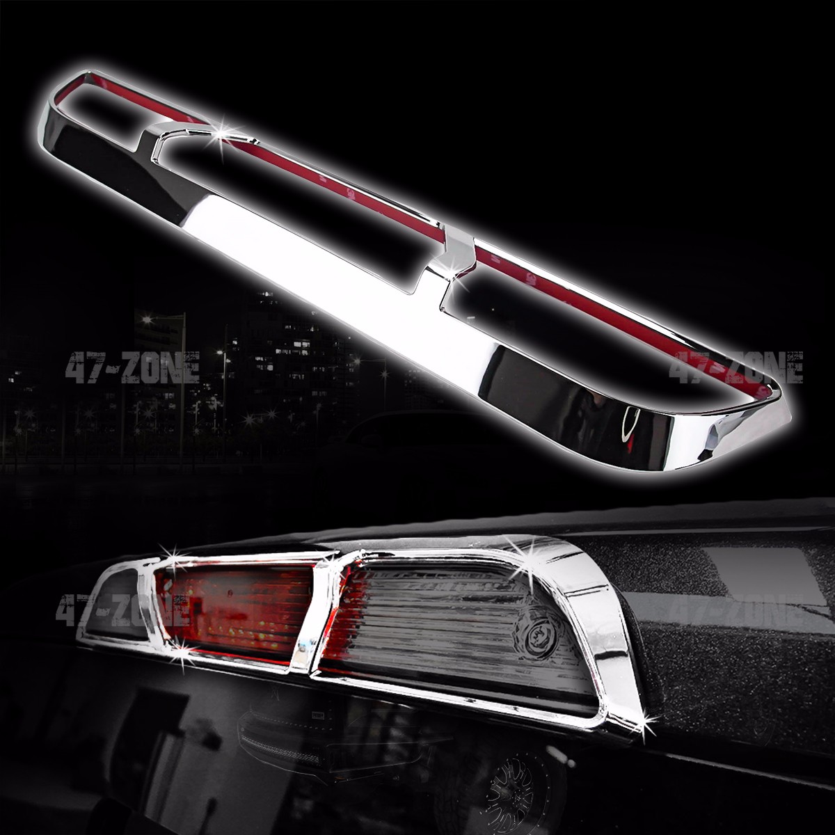 AAL 15 16 2017 FORD F-150 Chrome Cover Mirrors Gas Tailgate 3rd Brake Taillight
