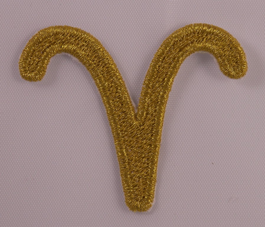 Embroidered Retro Horoscope Astrology Aries The Ram Sign Patch Iron On Sew USA Embroidered Retro Horoscope Astrology Aries The Ram Sign Patch Iron On Sew USA