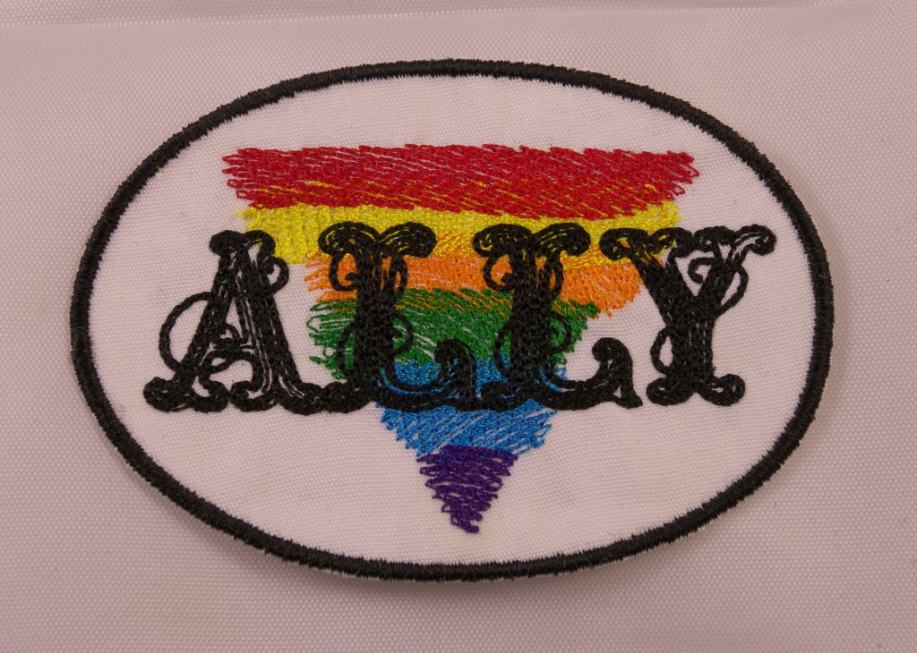 LGBTQ+ Flag Bisexual Pride Embroidered Iron On Patch Set of 4 Rainbow Patch Lesbian Patch .