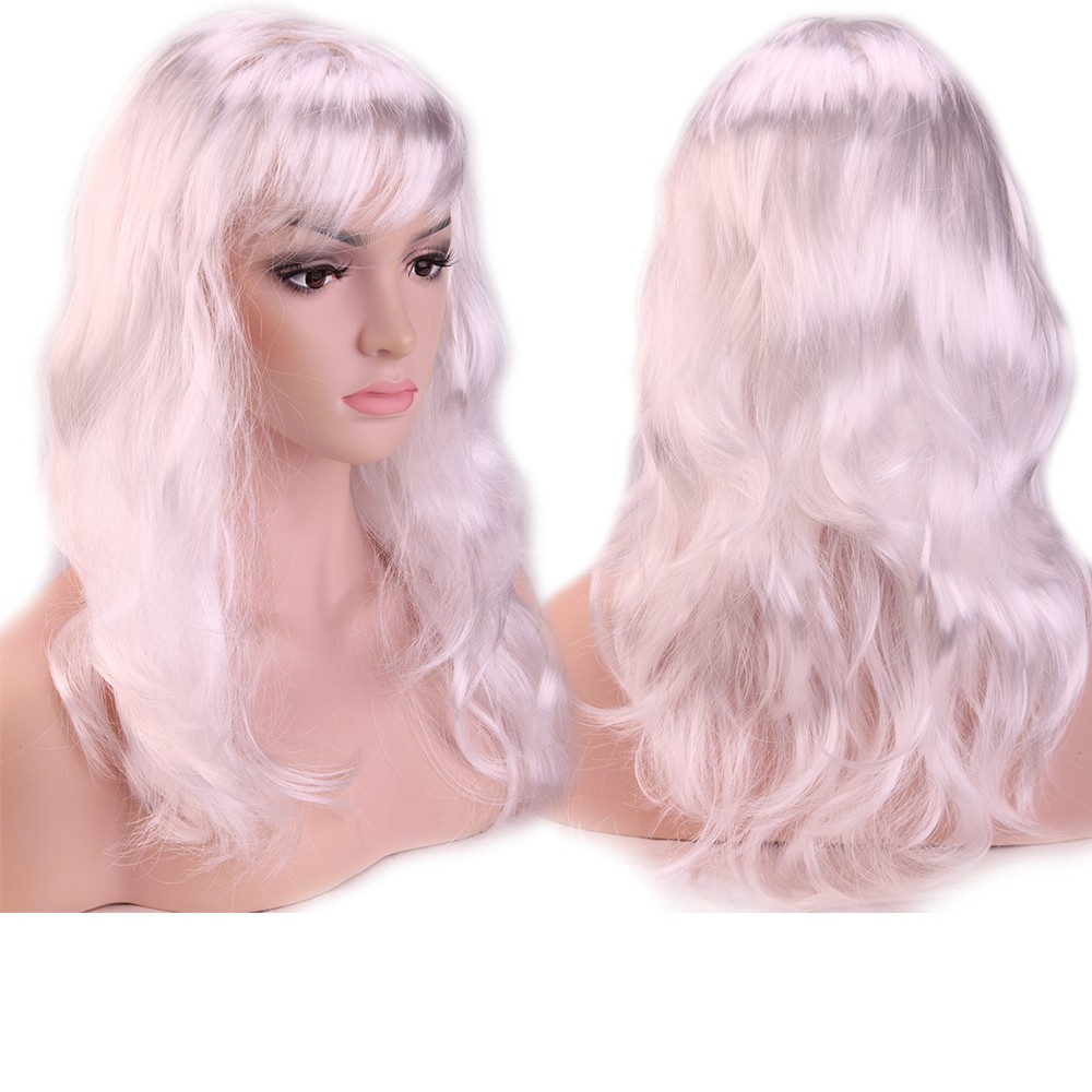 US Cheap Wholesale Party Wig Colorful Synthetic Hair Cosplay Full Wigs