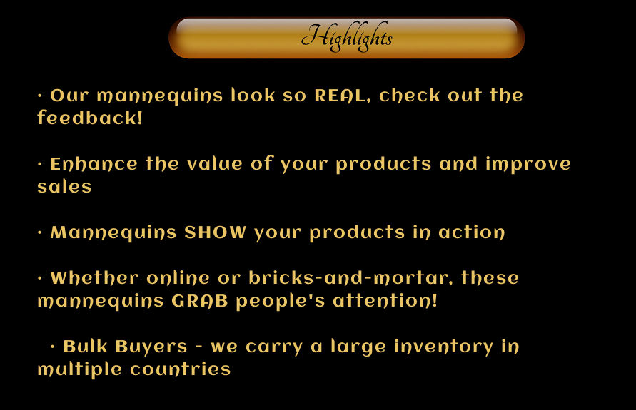 Mannequin maniken mankin manequin product highlights