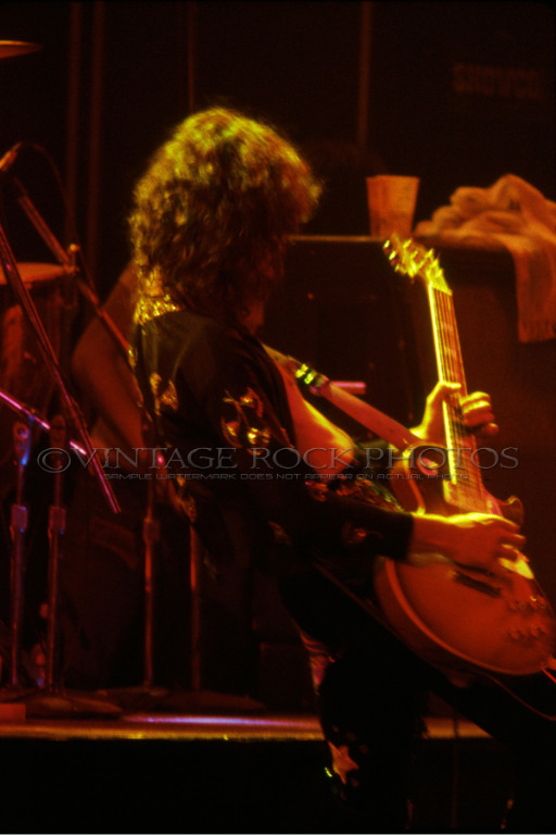 jimmy page led zeppelin photo 8x12 or 8x10 in 1975 la forum ca