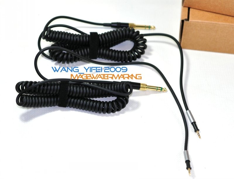 Headphone Coiled Spring DJ Cable For AKG K450 K451 K452 Q460 K480 Headsets