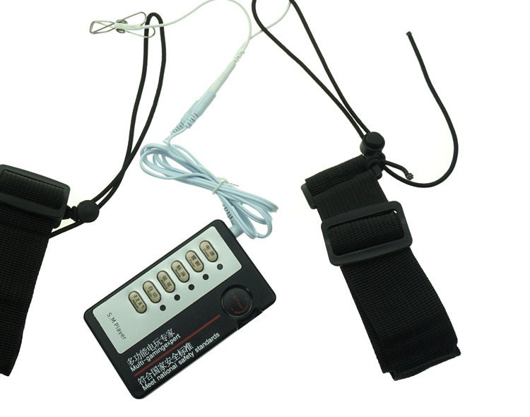 NEW Estim Electro Shock Electrical Stimulation Set Kits Thigh Cuffs
