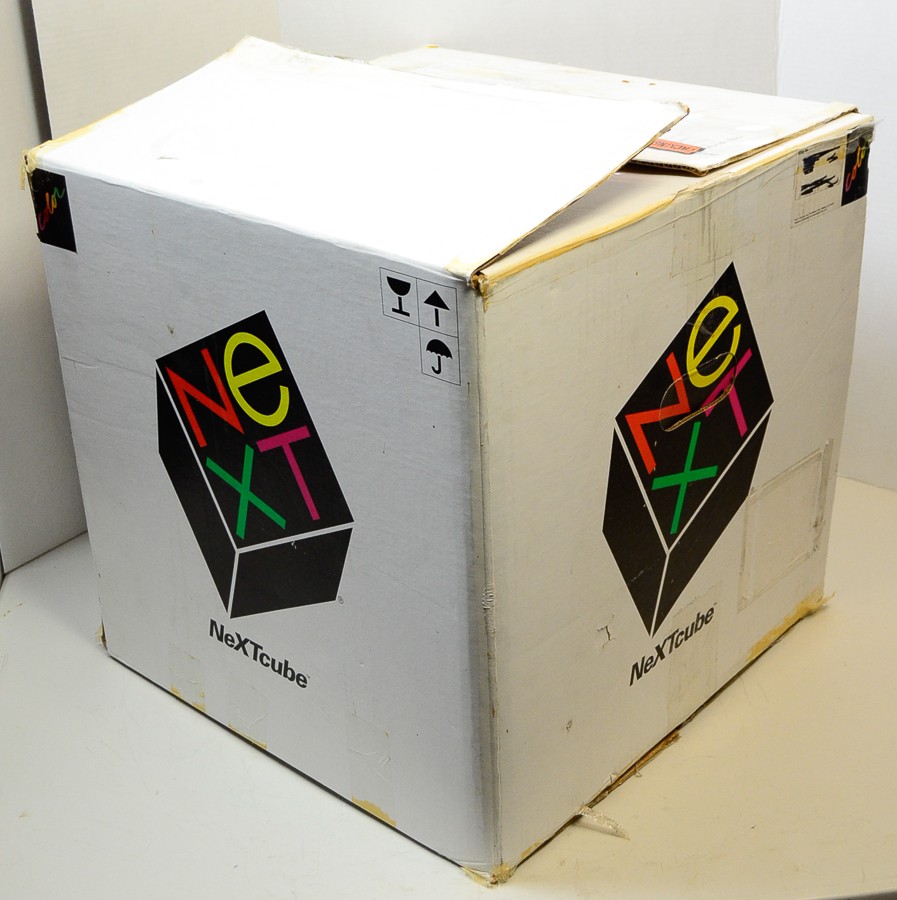 Original BOX only for NeXT Cube NeXTcube computer Stained no Inserts AS