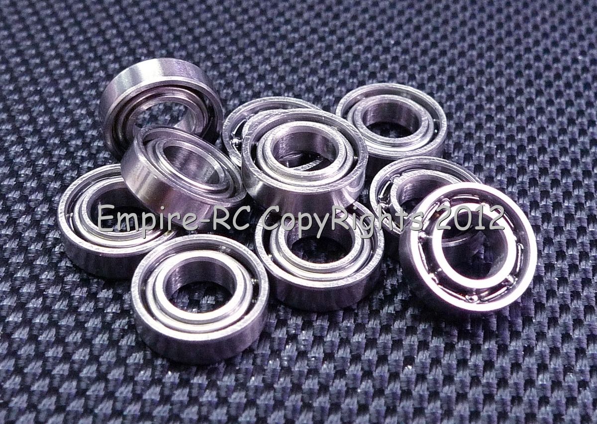 Metal OPEN PRECISION Miniature Ball Bearing 6*10*2.5 12 PCS 6x10x2.5mm MR106