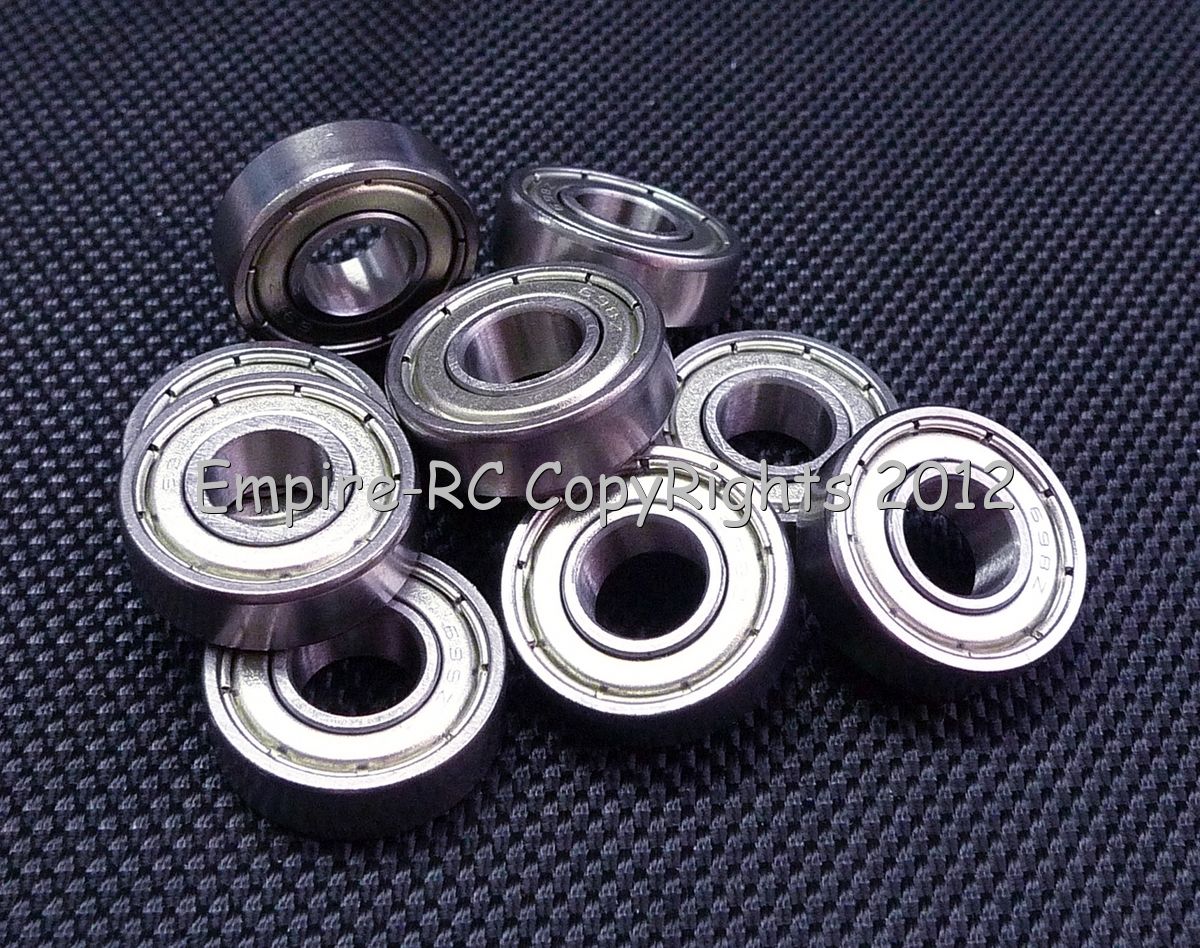 Metal Double Shielded Ball Bearing Bearings 698z 698 8x19x6 mm 5 PCS 698ZZ