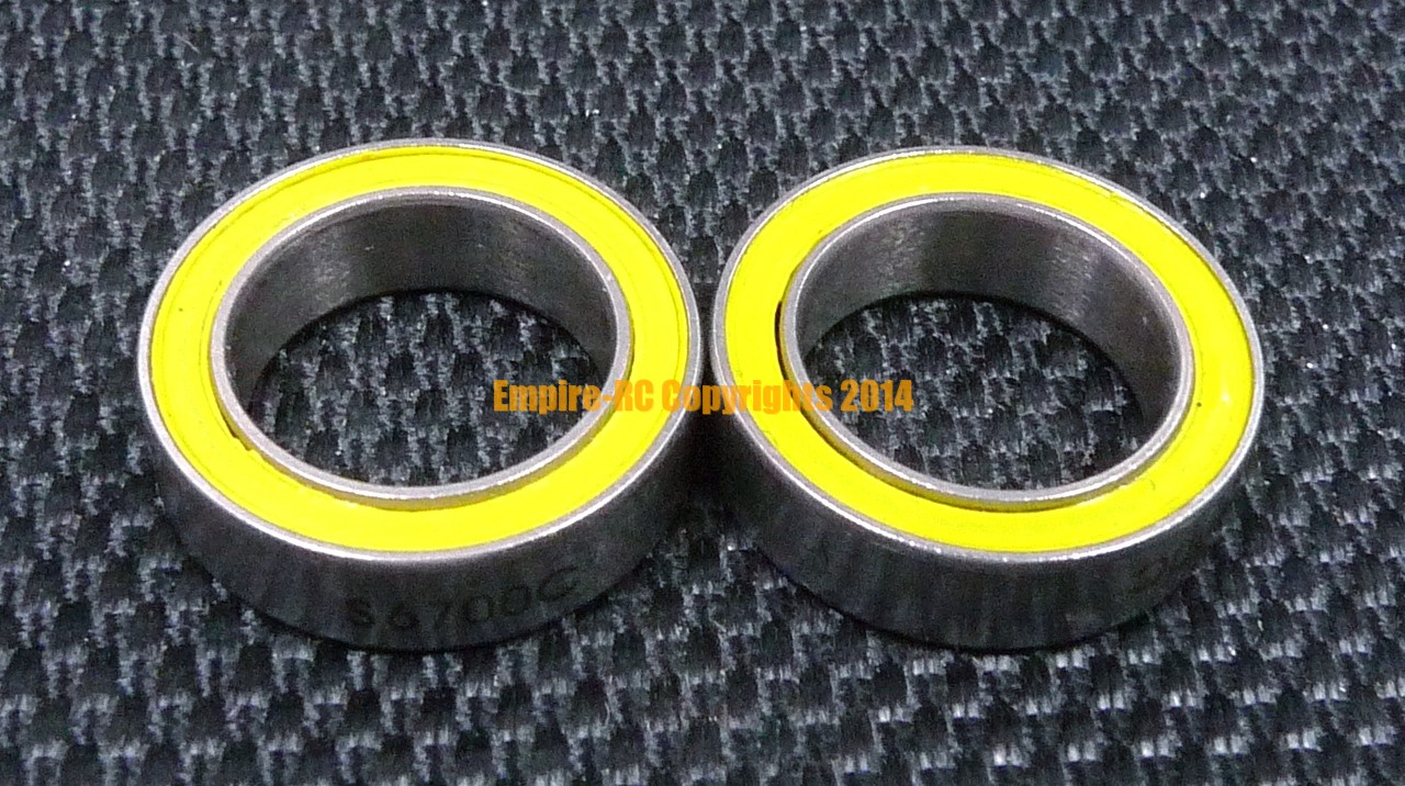 10x19x5 mm S6800-2RS CERAMIC 440c S.Steel Ball Bearing 6800RS ABEC-5 QTY 2
