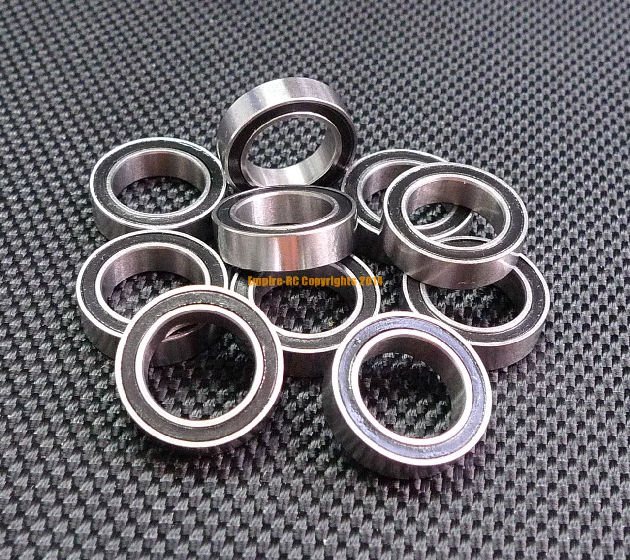6703-2RS 17x23x4 Ball Bearings Black Rubber Sealed Bearing 5 PCS