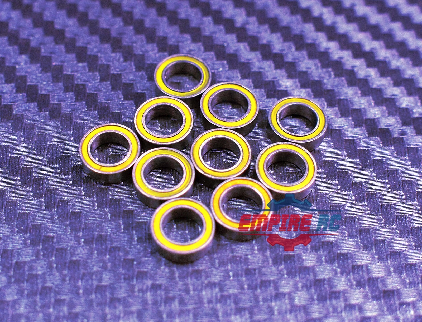 Rubber Sealed Ball Bearing Bearings BLUE 3//16/" x 3//8/" x 1//8/" 10 Pcs R166-2RS