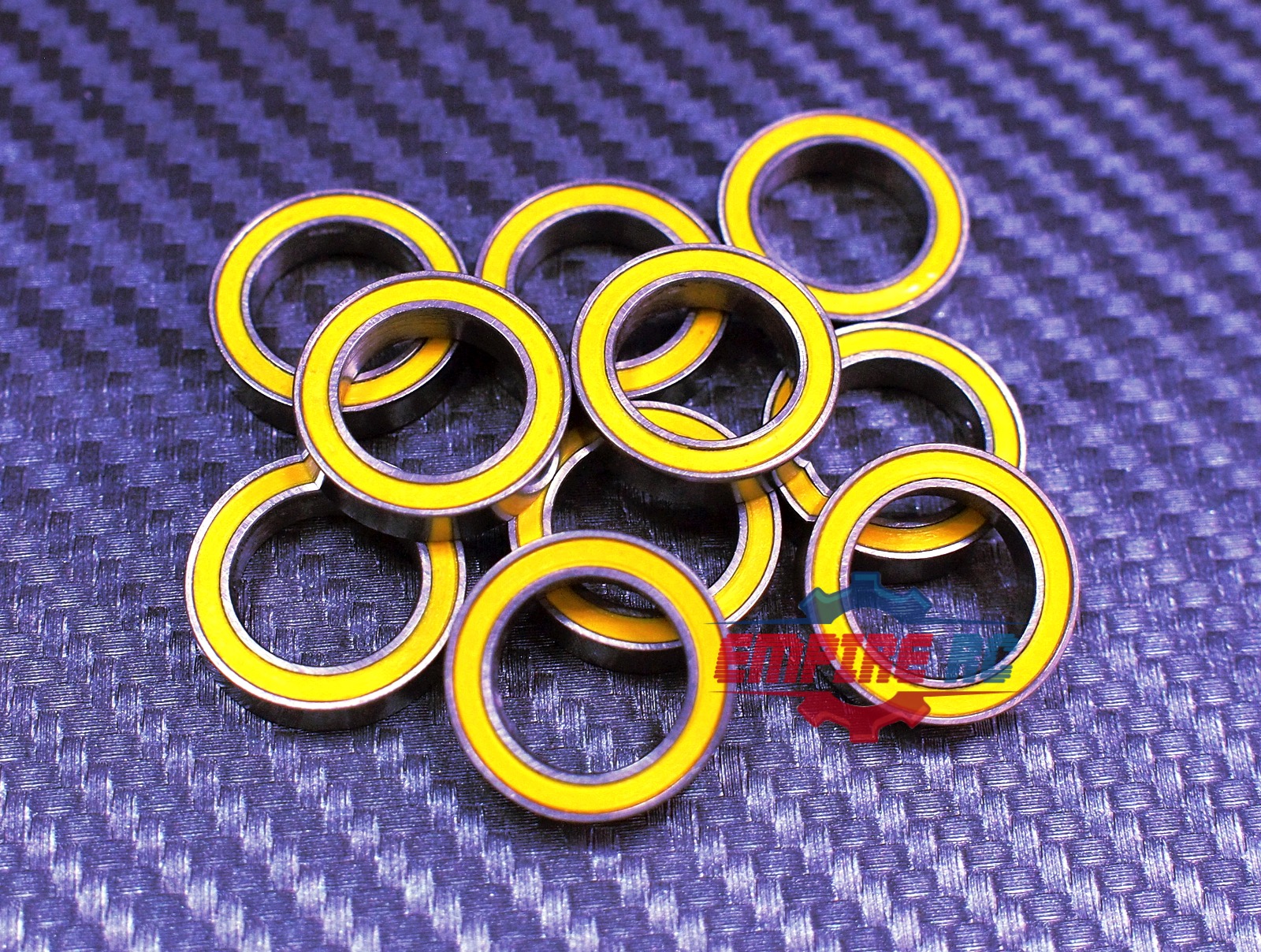Rubber Sealed Ball Bearing Bearings BLUE 6701RS 12x18x4 mm 50 PCS 6701-2RS