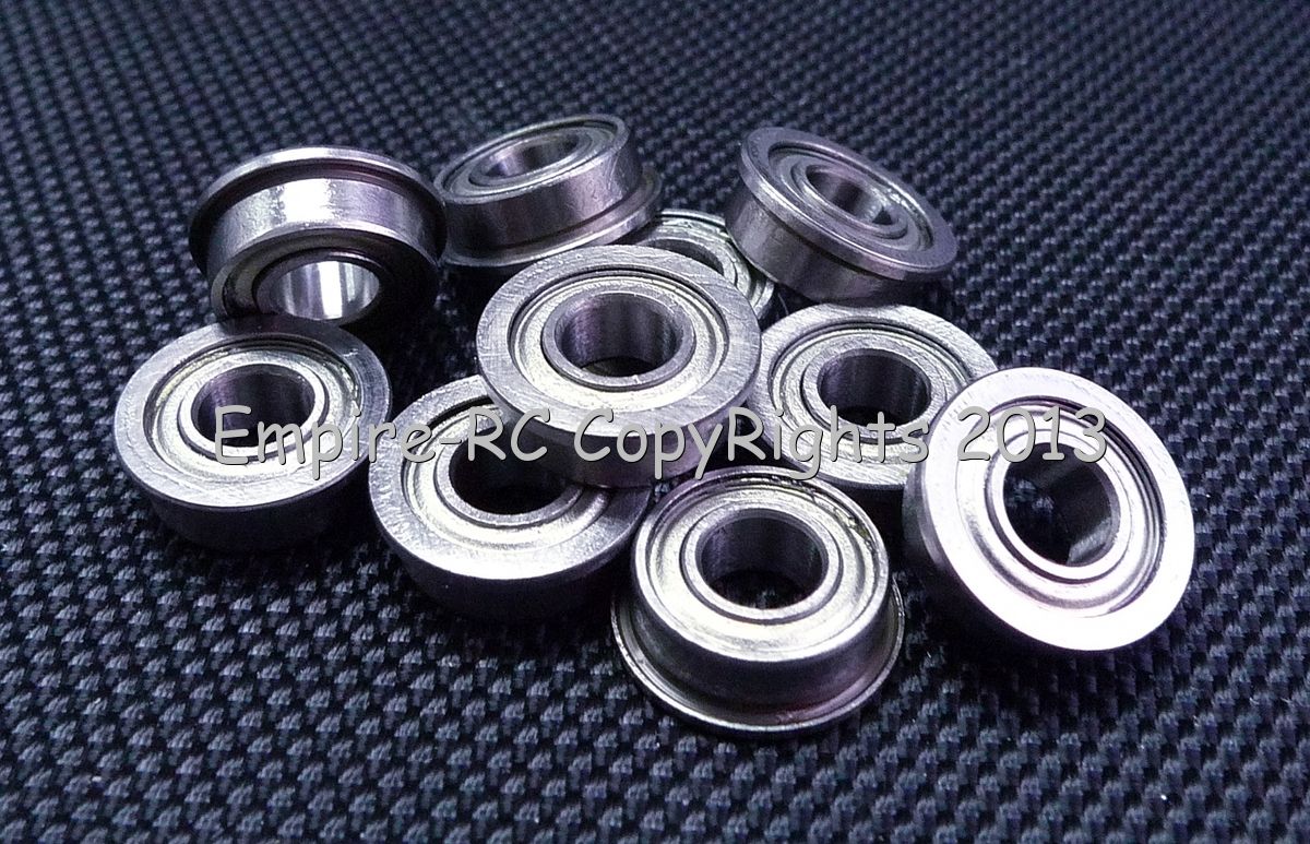 F686ZZ 6x13x5 mm 10 PCS Metal Shielded FLANGED Ball Bearing Bearings F686z