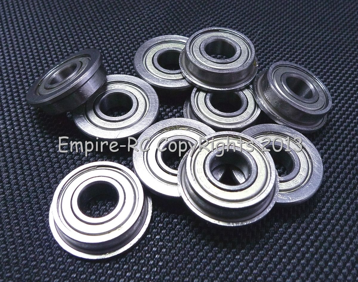 F63800ZZ 10 PCS Metal Shielded FLANGED Ball Bearing F63800Z 10x19x7 mm