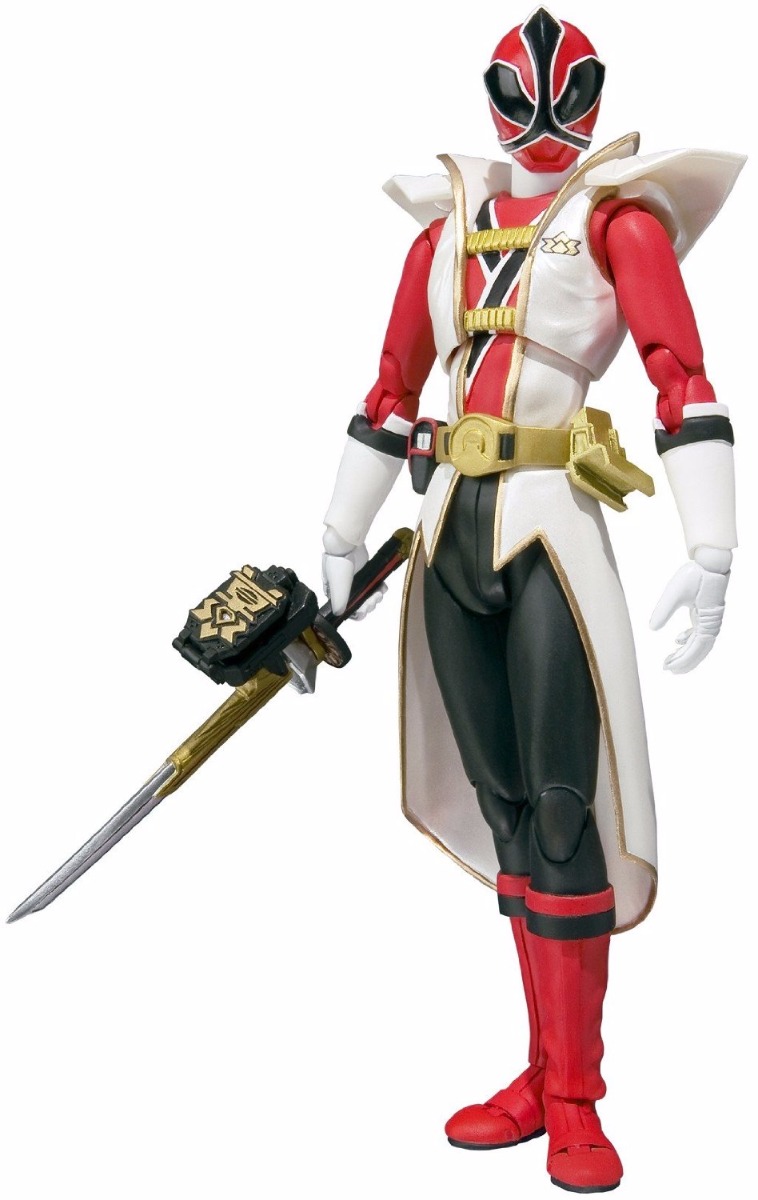 Figuarts SAMURAI Sentai shinkenger Shinken Rosso Kaoru SHIBA Figura BANDAI NUOVO S.H