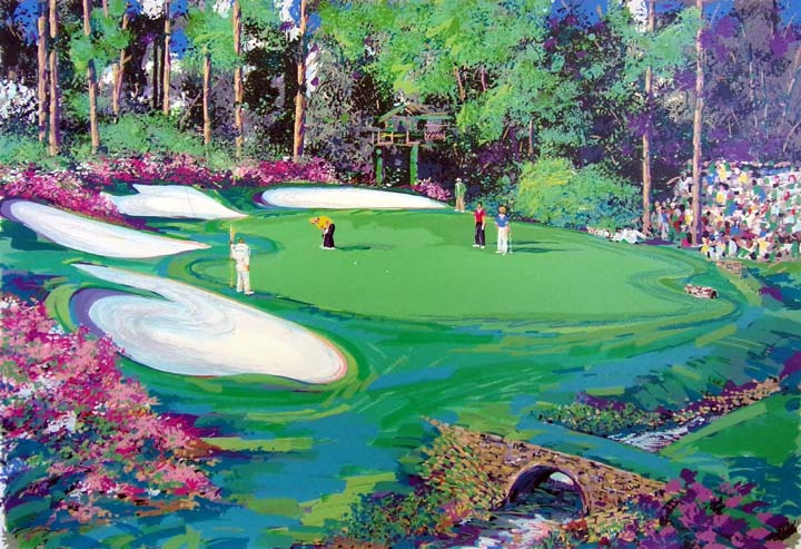 Steve Bloom Amen Corner At Augusta Golf Hand Signed Numbered Art Amen Corner At Augusta By Steve Bloom