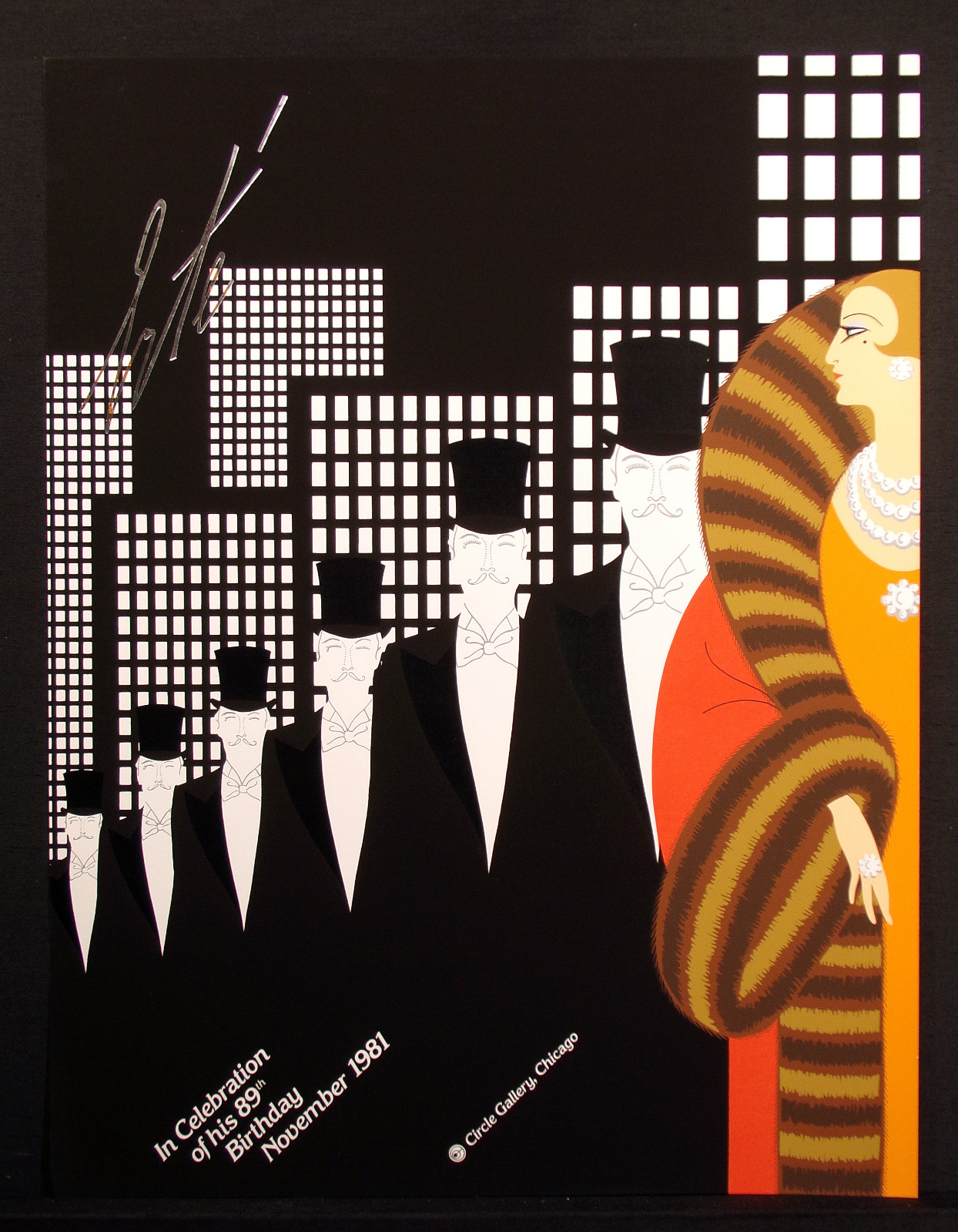 大判 vintage 額縁 erte ポスター 超歓迎】 大判 vintage 額縁 erte ポスター（1980's ERTE