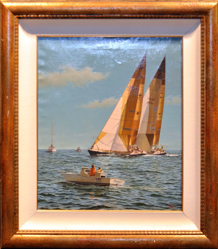 Pete Peterson Untitled Hand Signed Original Oil Painting on Canvas