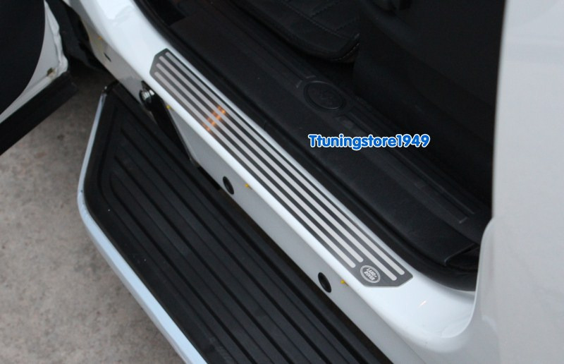 Door Sill Scuff Plate Guard Trim For LAND ROVER DISCOVERY 3//4 LR3 LR4 2005-2016