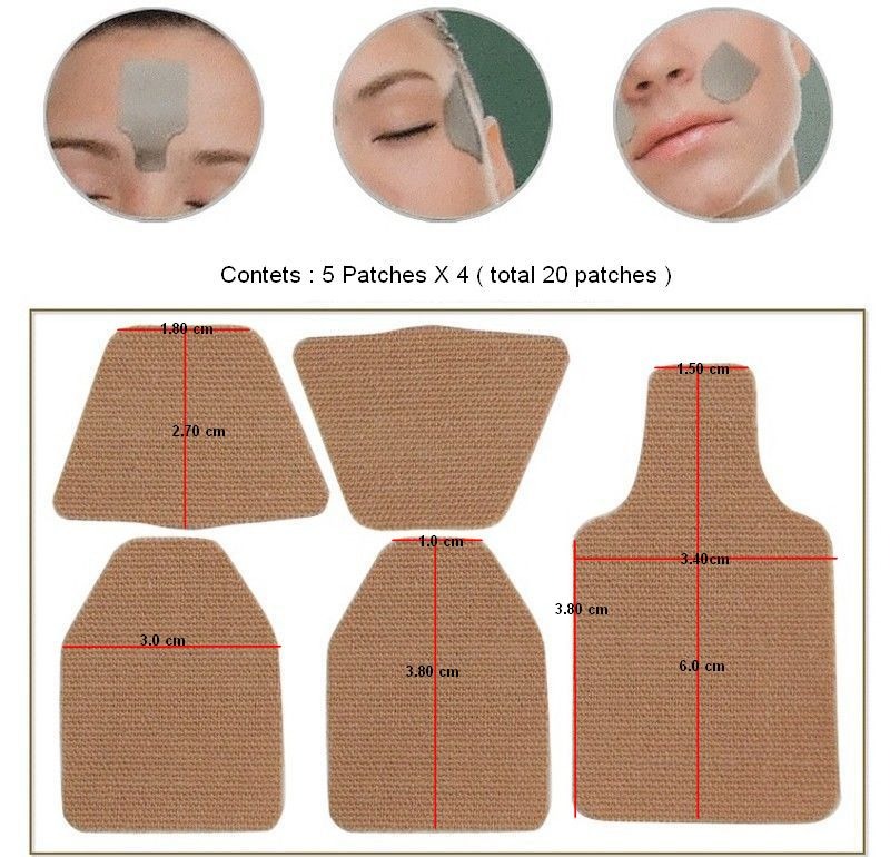 [Tera Medical] Wrinkle Care Kinesiology Tape 20 Patches, Made in Korea