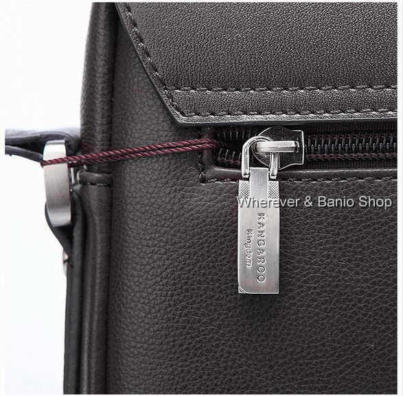 Authentic kangaroo kingdom Men's Genuine Leather/PU Shoulder bag Black_M154 eBay