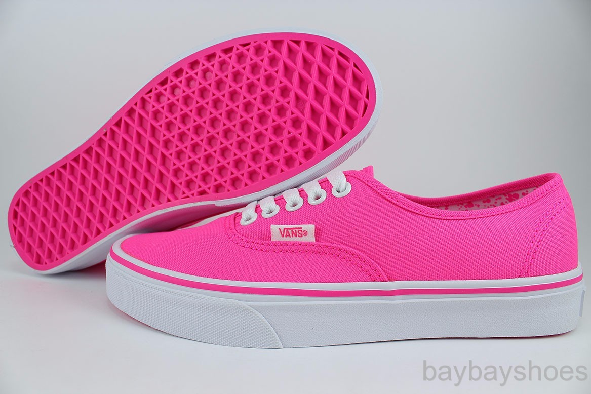 hot pink authentic vans