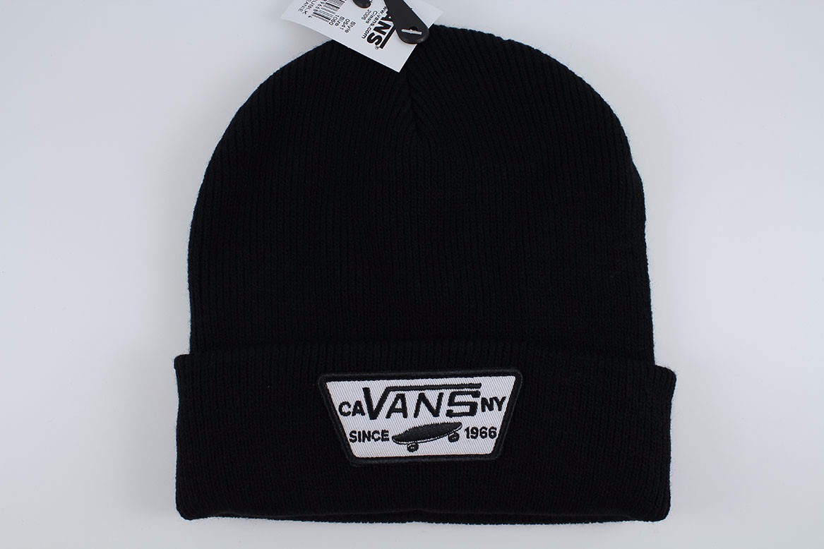 安い購入 Vans-Milford-Beanie-Black- 帽子