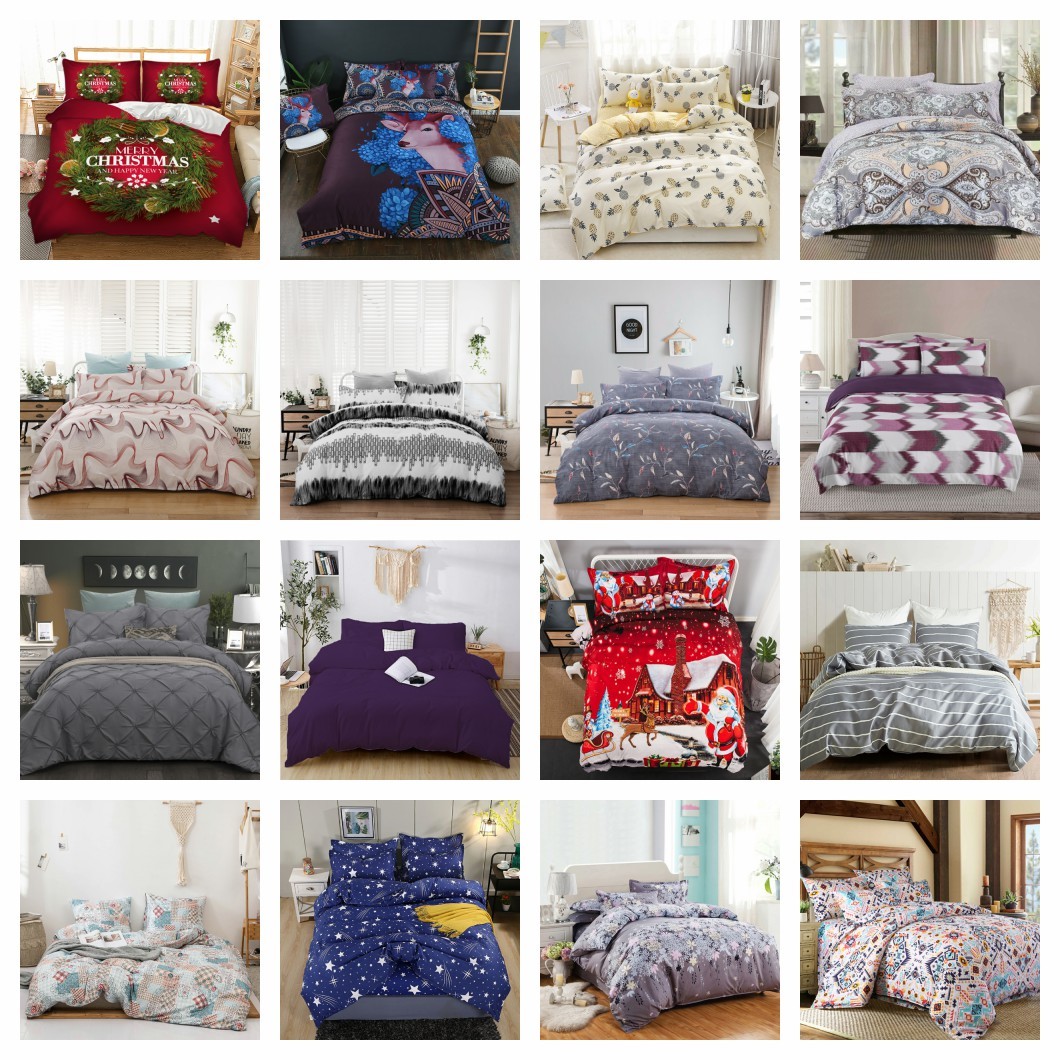 Doona/Duvet/Quilt Cover Set Single/Double/Queen/King Size Bedding ...