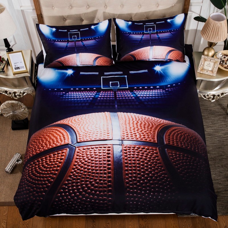 Sports Basketball Quilt/Duvet Cover Set Twin/Full/Queen/King Size