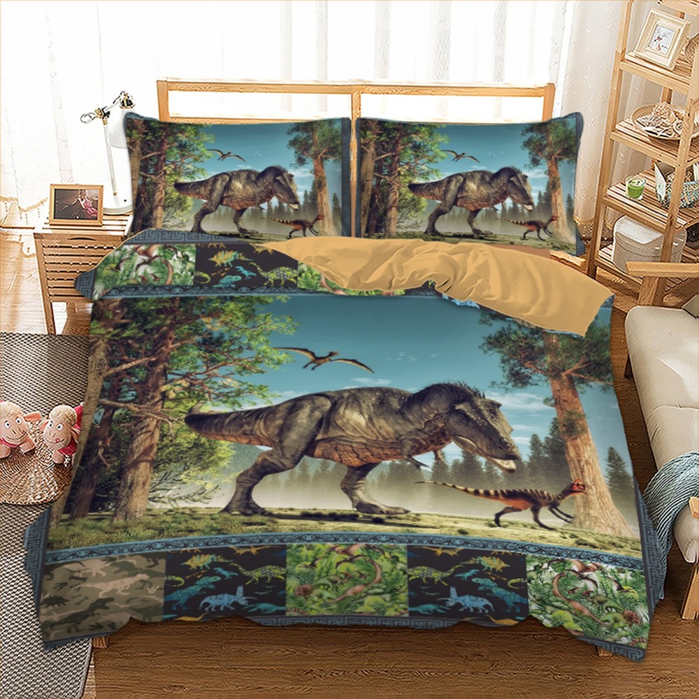 dinosaur bed sheets queen size