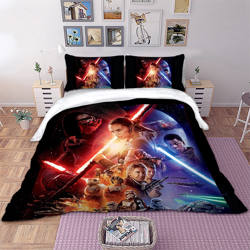 Star Wars Quilt/Doona/Duvet Covers Set Single/Double/Queen/King Size