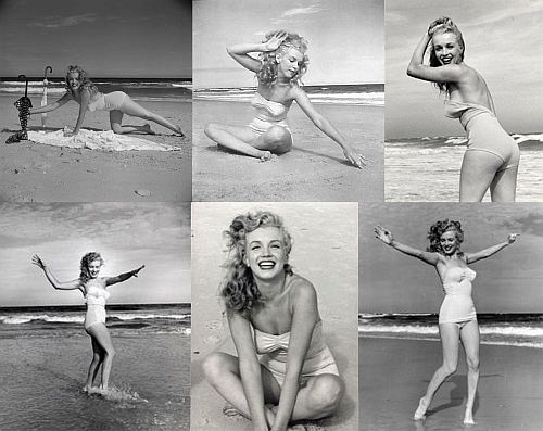 Marilyn Monroe at Tobey Beach