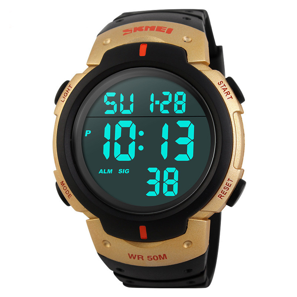 herren damen kinder armbanduhr led digital uhr sil