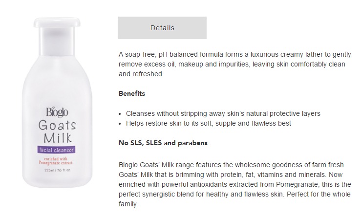 bioglo whitening facial foam