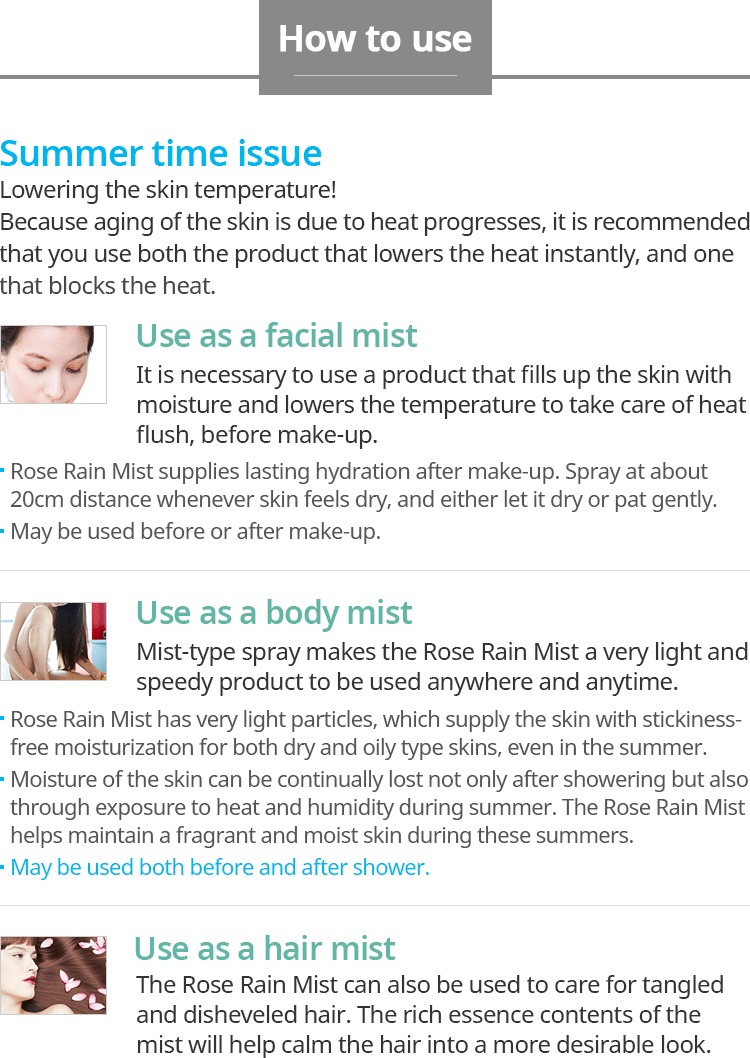 1 x Atomy Rose Rain Mist Lasting Hydration Toner Essence Spray EXPRESS SHIPPING 376113292428 - eBay