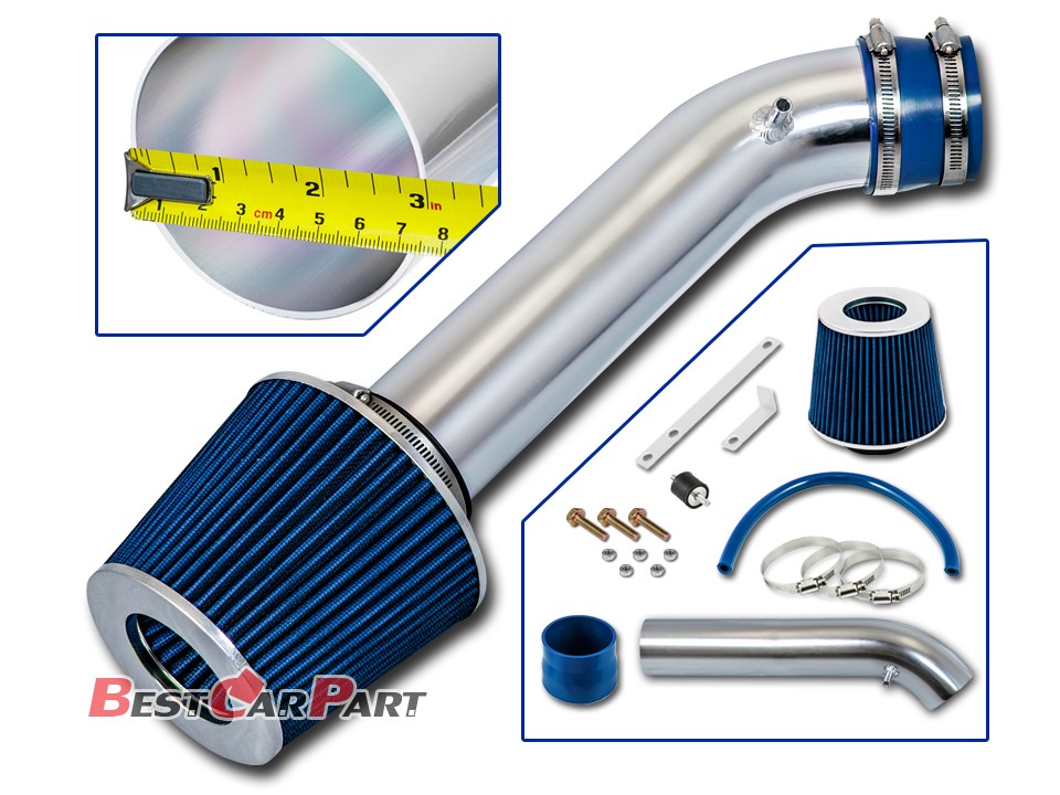 Filter BCP BLUE 01-05 IS300 IS 300 3.0L L6 Short Ram Air Intake Induction Kit