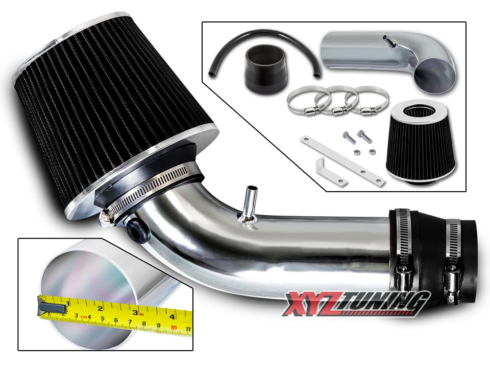 Filter For 99-03 Galant 2.4 L4//3.0 V6 2.75/" RED Cold Air Intake Induction Kit