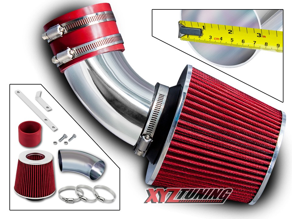 Filter For 94-98 Galant 2.4L L4 RED Short Ram Air Intake Induction Kit