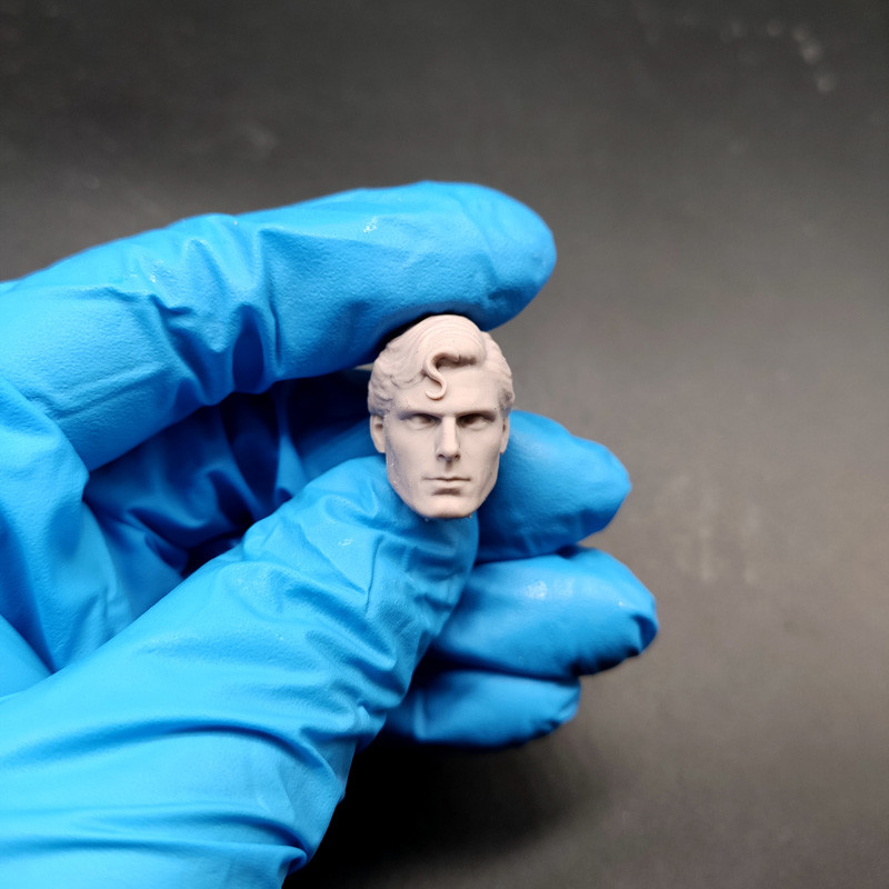 Blank 1//12 Scale Superman 2.0Henry Cavill Head Sculpt Unpainted Fit 6/" ML Figure