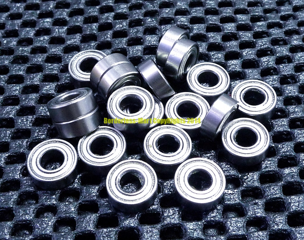 Double Metal Shielded Ball Bearing Beairngs 1//8/" x 5//16/" x 9//64/" 5 PCS R2-5ZZ